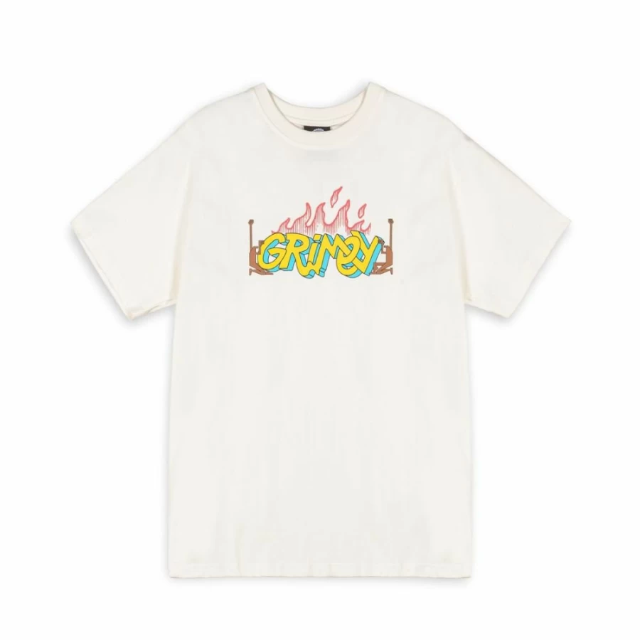 Grimey Jurassic Proud Regular T-Shirt White - Spring Summer 2024 Collection