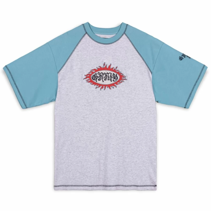 Grimey Oversized Bicolor Fire Route T-Shirt - Blue - Spring 2023 Collection