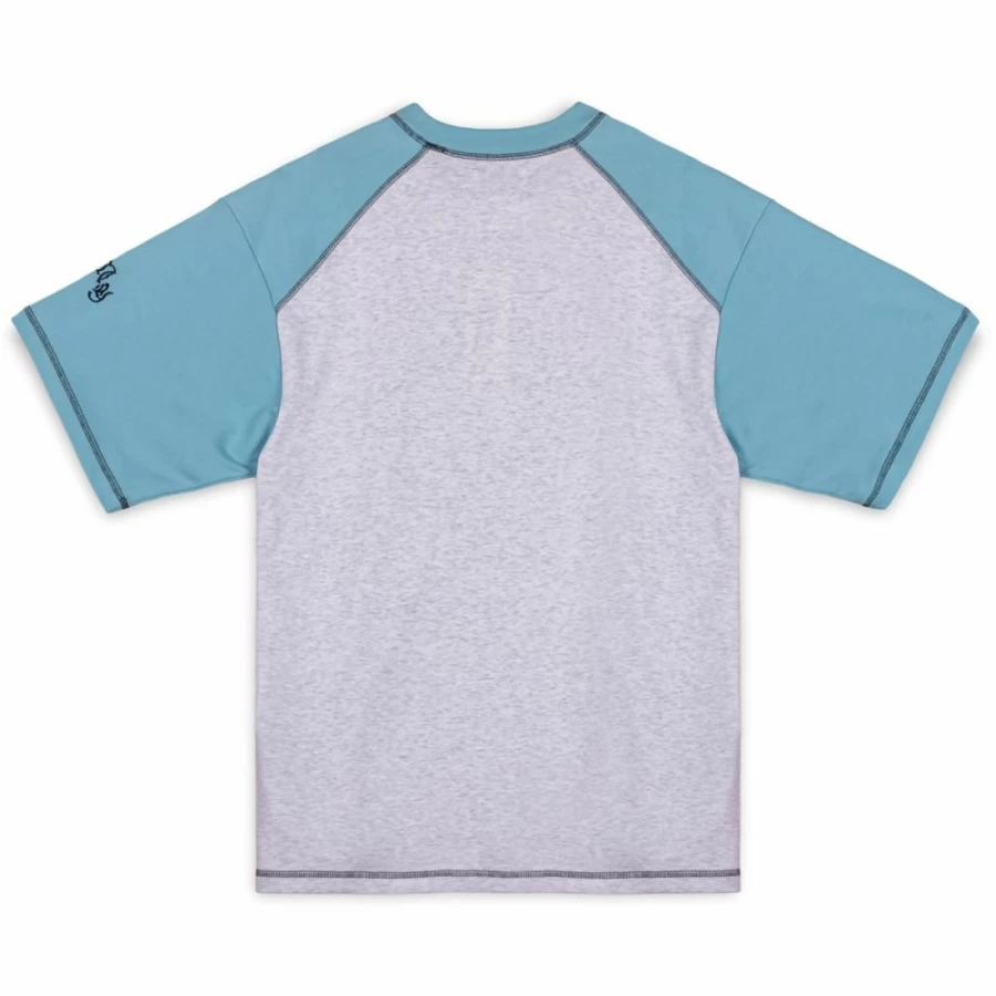 Grimey Oversized Bicolor Fire Route T-Shirt - Blue - Spring 2023 Collection