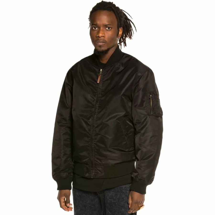Grimey Reversible Bomber Jacket "Liveution" - Black - Spring 2021 Collection