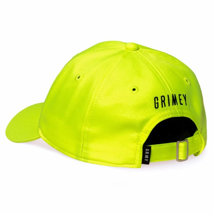 Grimey Black Planet Curved Visor Motorcycle Helmet - Yellow (FW19 Collection)