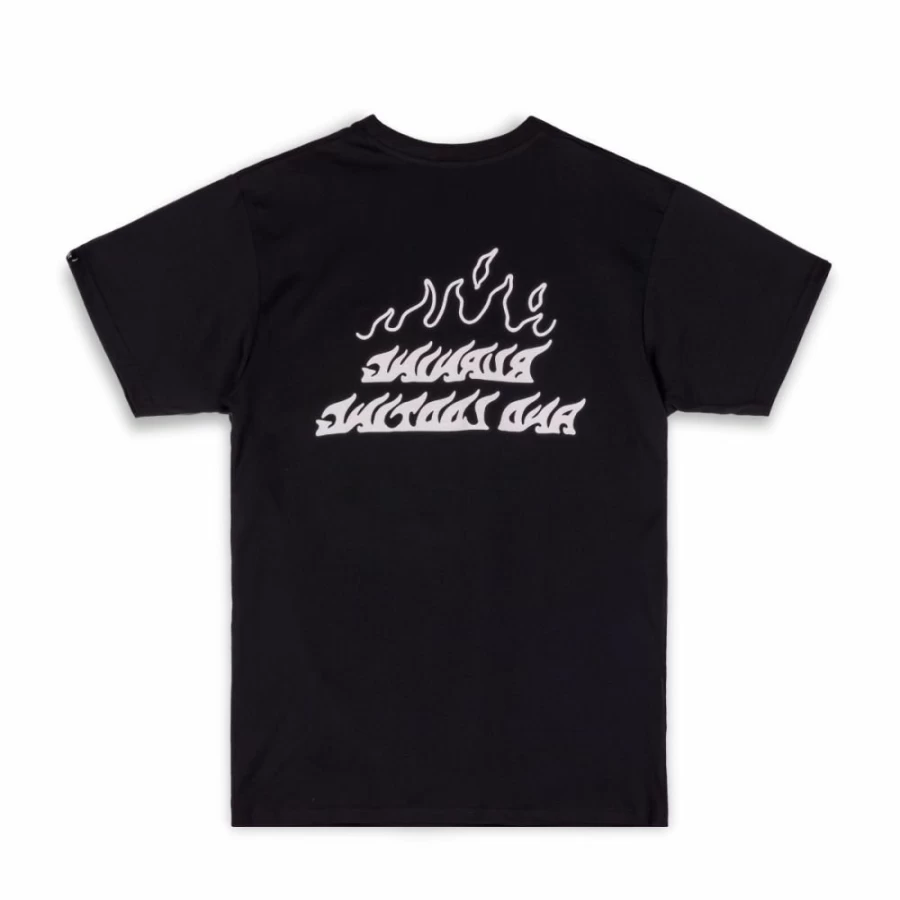 Grimey The Burn Away Tee Black T-Shirt - Winter 2022 Collection - Streetwear Essential