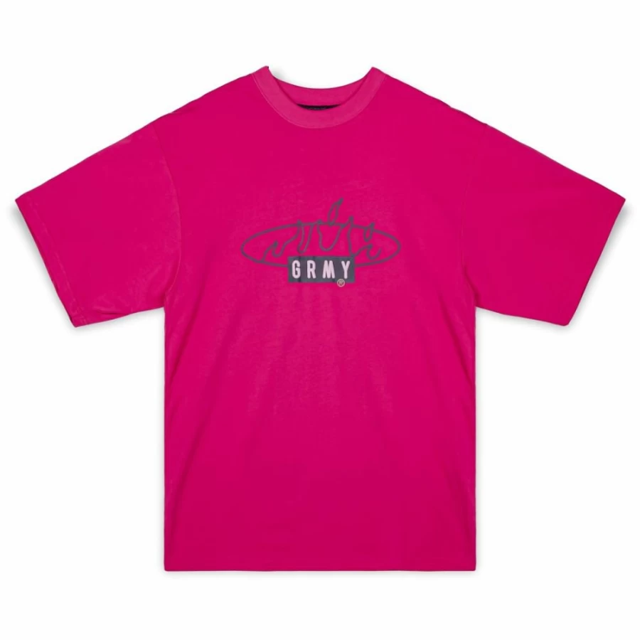 Grimey Oversized Cloven Tongues T-Shirt - Red - Summer 2023 Collection