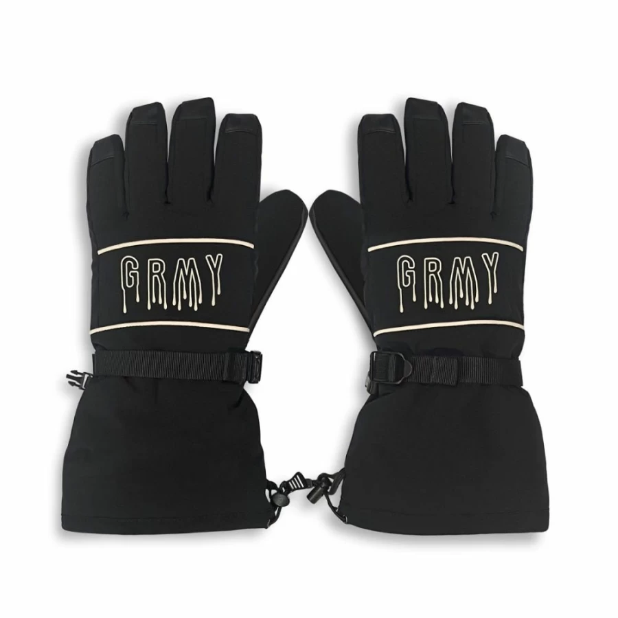 Grimey Back At You Gloves - Black - Fall Winter 2023 Collection