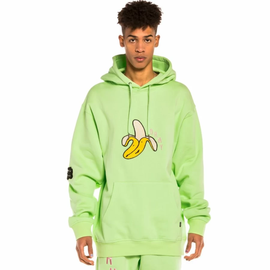 Grimey "Jungle Punch" Hoodie - Green Pullover Sweatshirt for Men & Women, Streetwear Fashion, Spring 2022 Collection