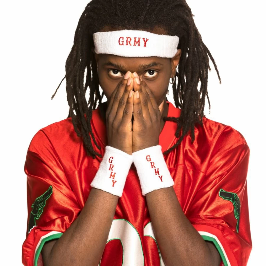 Grimey "The Loot" Headband and Wristband Set - Spring 2021 White Collection - Breathable Sports Accessories