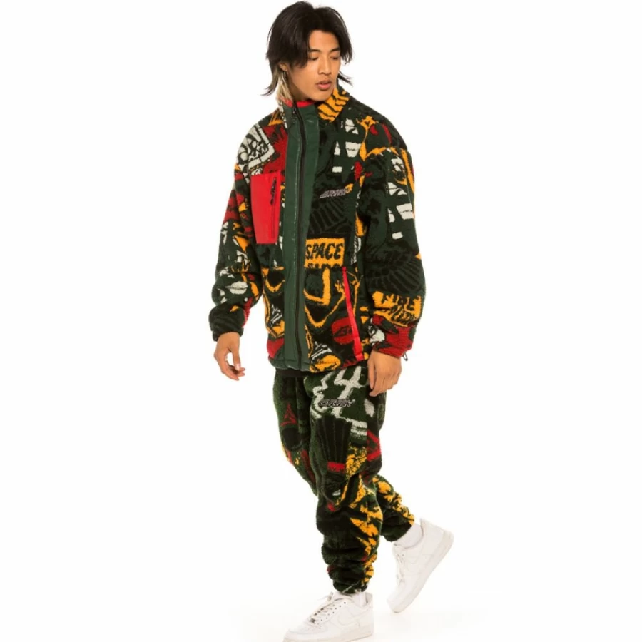 Grimey "Space Lady" Orange Sherpa Jacket - Cozy Winter 21 Outerwear for Women