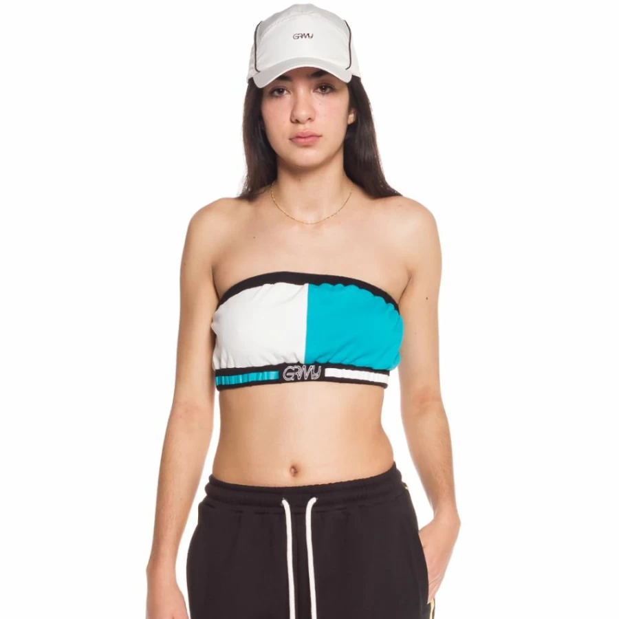 Grimey Girl Mangusta V8 Top SS18 Blue - Women's Fashion T-Shirt by Grimey Brand