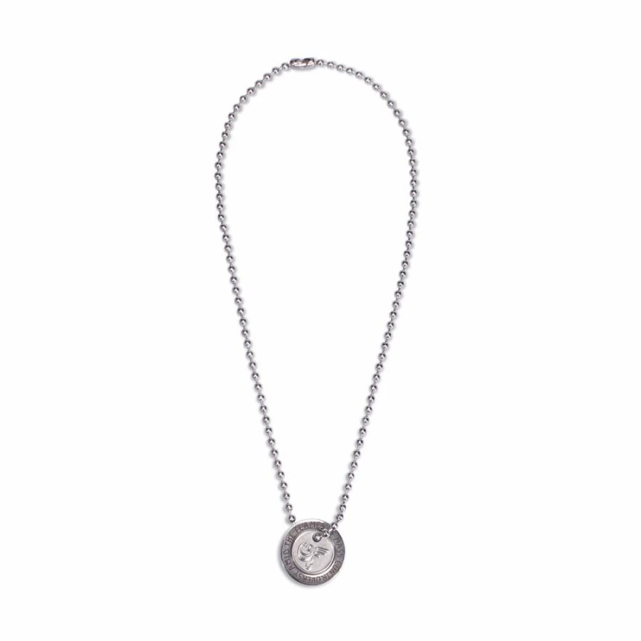 Grimey Silver Glorified Necklace - Sterling Silver Pendant - Spring 2022 Collection