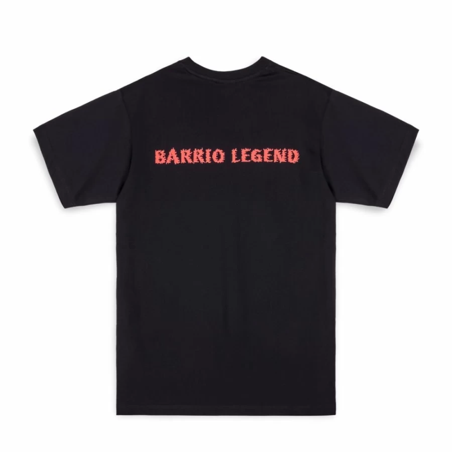 Grimey The Brawl Legend Black T-Shirt - Summer 2023 Collection - Regular Fit Cotton Tee