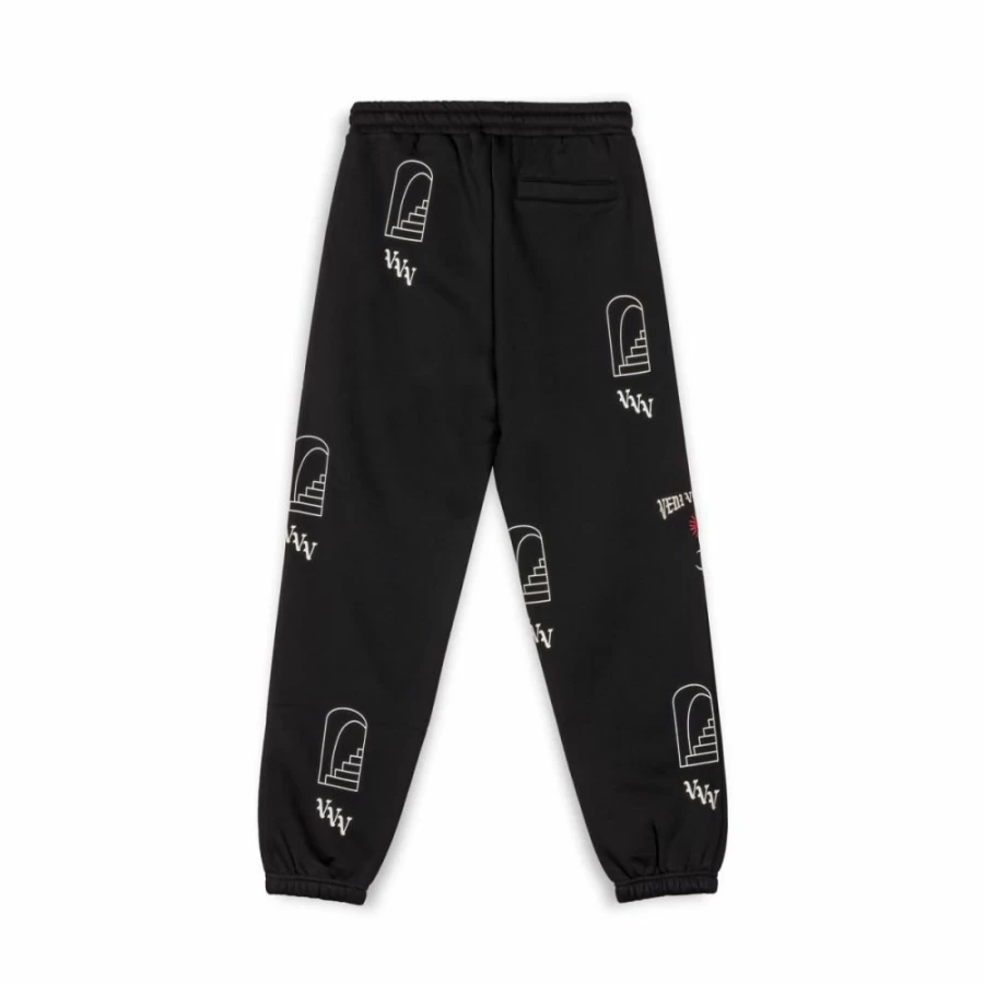 Grimey Vita Deorum Grmy X Oj Black Sweatpants FW23 Men's Tracksuit Bottoms