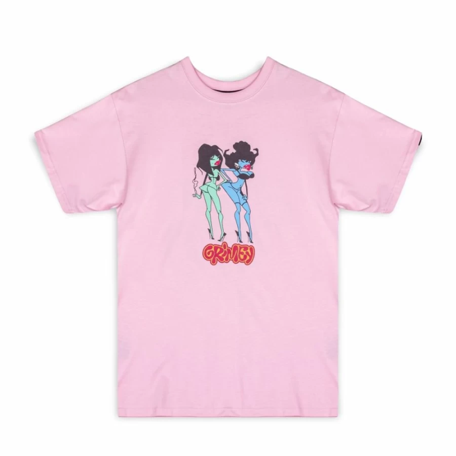 Grimey The Troubleshooter Pink Graphic T-Shirt - Winter 2022 Collection