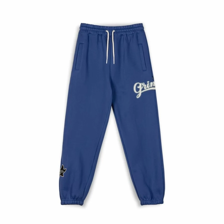 Grimey Madrid Heavyweight Sweatpants Navy - FW23 Track Pants Men's Casual Joggers