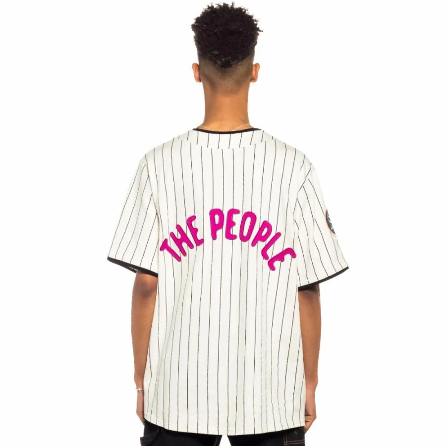 Grimey Baseball T-Shirt - White Stripes Day Dreamer Tee for Men & Women - Spring 2022 Collection