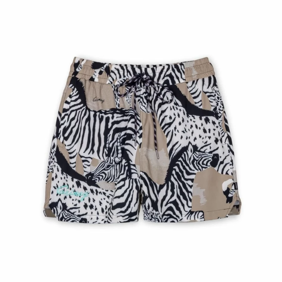Grimey Animal Print Swimming Shorts for Men - Copper Color Summer 2023 Collection