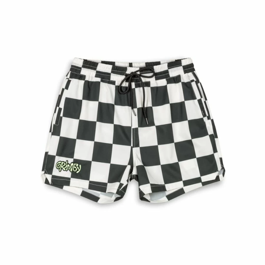 Grimey Bloodsucker Black Swim Trunks - Summer 2024 Collection