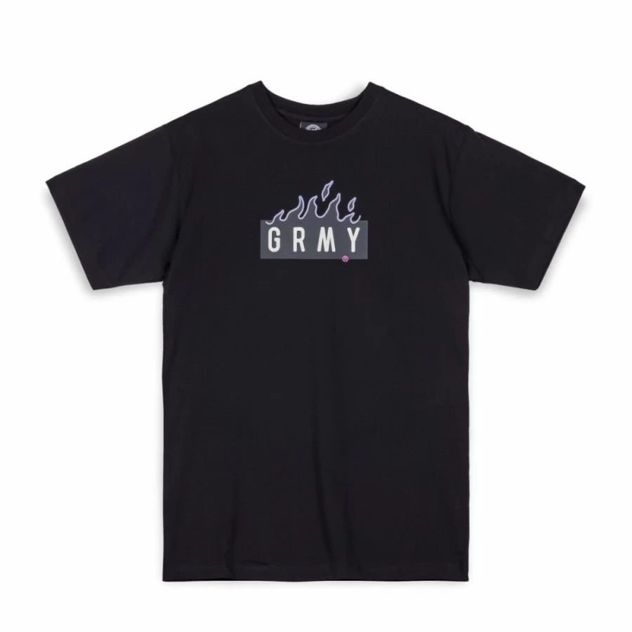 Grimey Cloven Tongues Black T-Shirt - Summer 2023 Collection - Grimey Official Merch