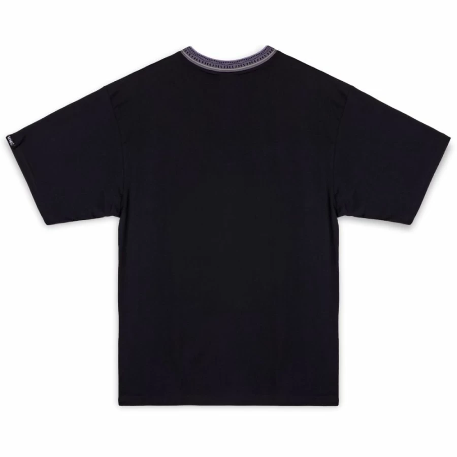 Grimey Ufollow Oversized Black T-Shirt for Men - Spring 2023 Collection - Streetwear Essential