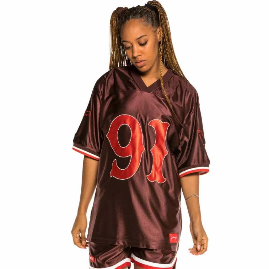 Grimey "The Loot" Red Unisex Football Jersey - Spring 2021 Collection