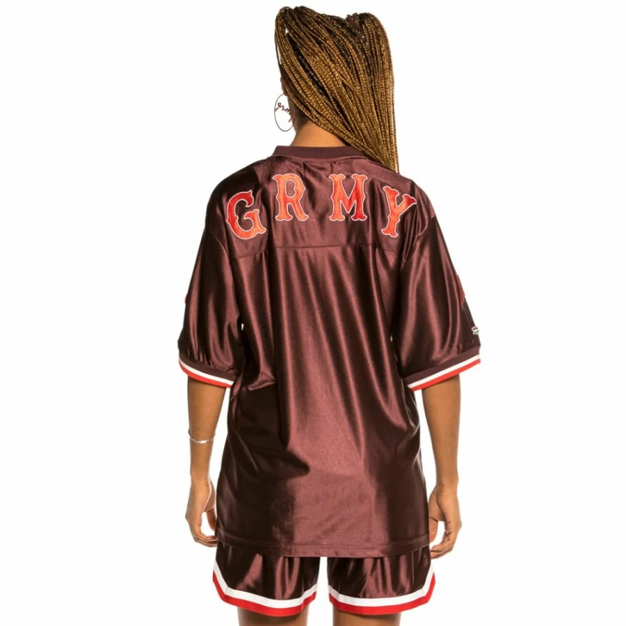 Grimey "The Loot" Red Unisex Football Jersey - Spring 2021 Collection