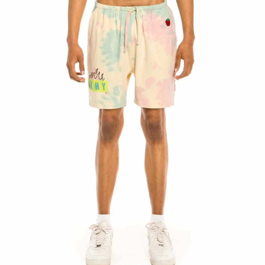 Grimey Tie-Dye "Trespass" Sweatshorts - Spring 2022 Collection - Casual Streetwear Shorts