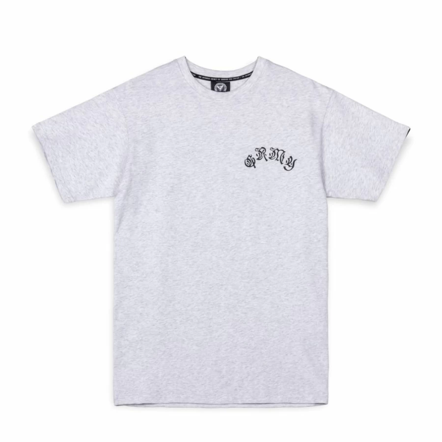 Grimey Light Me Up Fire Route Graphic T-Shirt - Sport Grey Casual Tee for Men & Women - Spring 2023 Collection