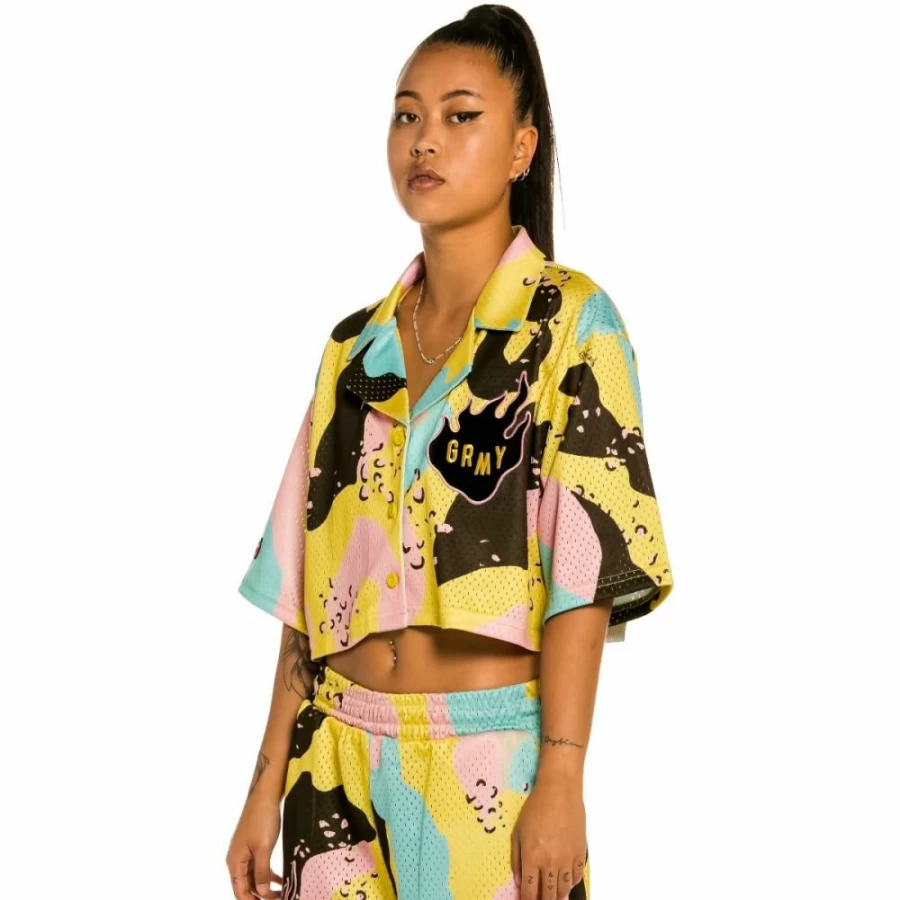 Grimey Camo "Trespass" Graphic Print Shirt - Streetwear Summer T-Shirt 2022