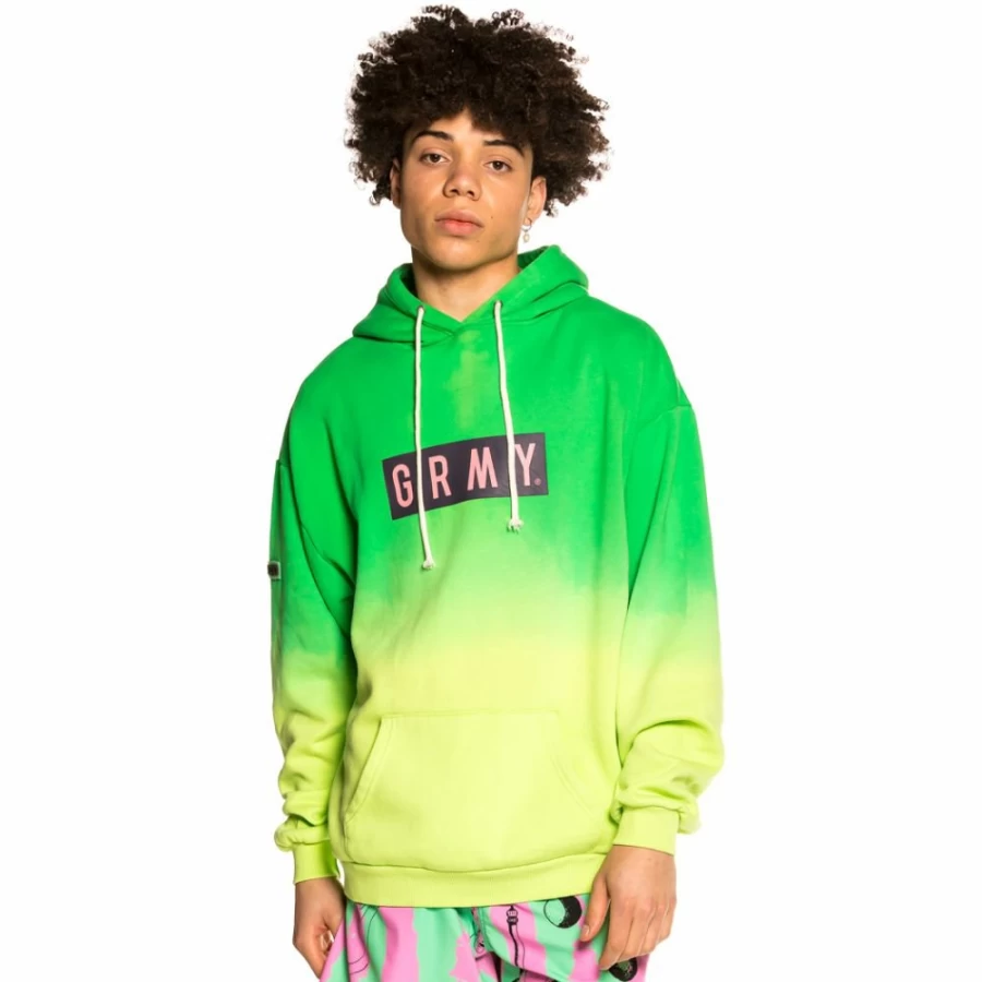 Grimey Frenzy Hoodie - Green Pullover Sweatshirt for Men & Women | Streetwear Fashion