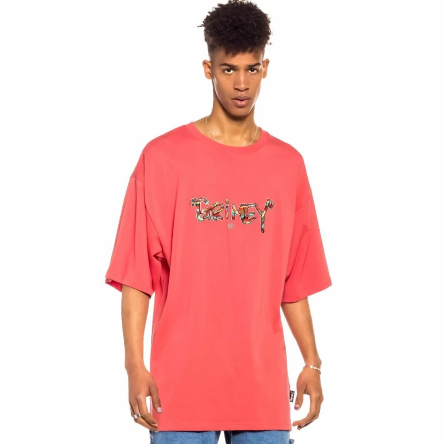Grimey "Nine Winds" Heavy Weight T-Shirt - Coral Color, Spring 2022 Collection