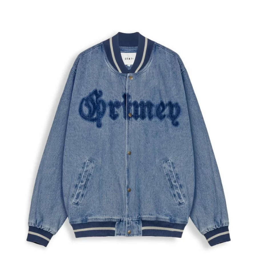 Grimey Baseball Denim Jacket - Blue - SS24 Casual Streetwear Coat