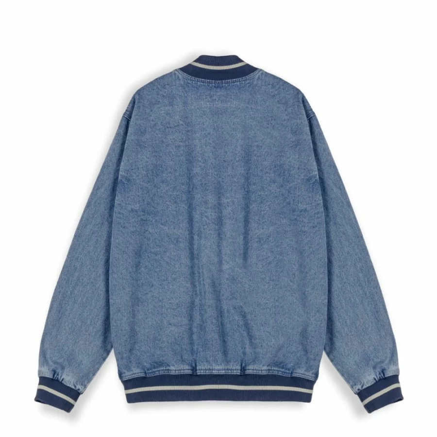 Grimey Baseball Denim Jacket - Blue - SS24 Casual Streetwear Coat