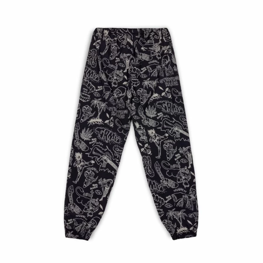 Grimey The Toughest Black Sweatpants - Men's Athletic Joggers for Training & Casual Wear - Spring 2023 Collection