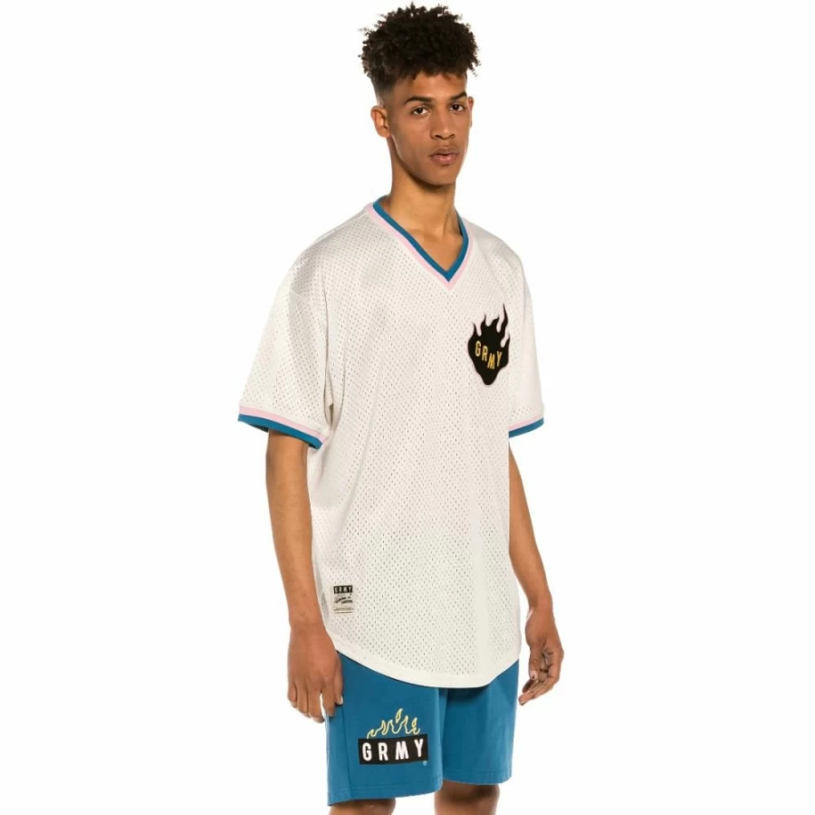 Grimey Mesh Camiseta - White Summer T-Shirt for Men 2022 Collection