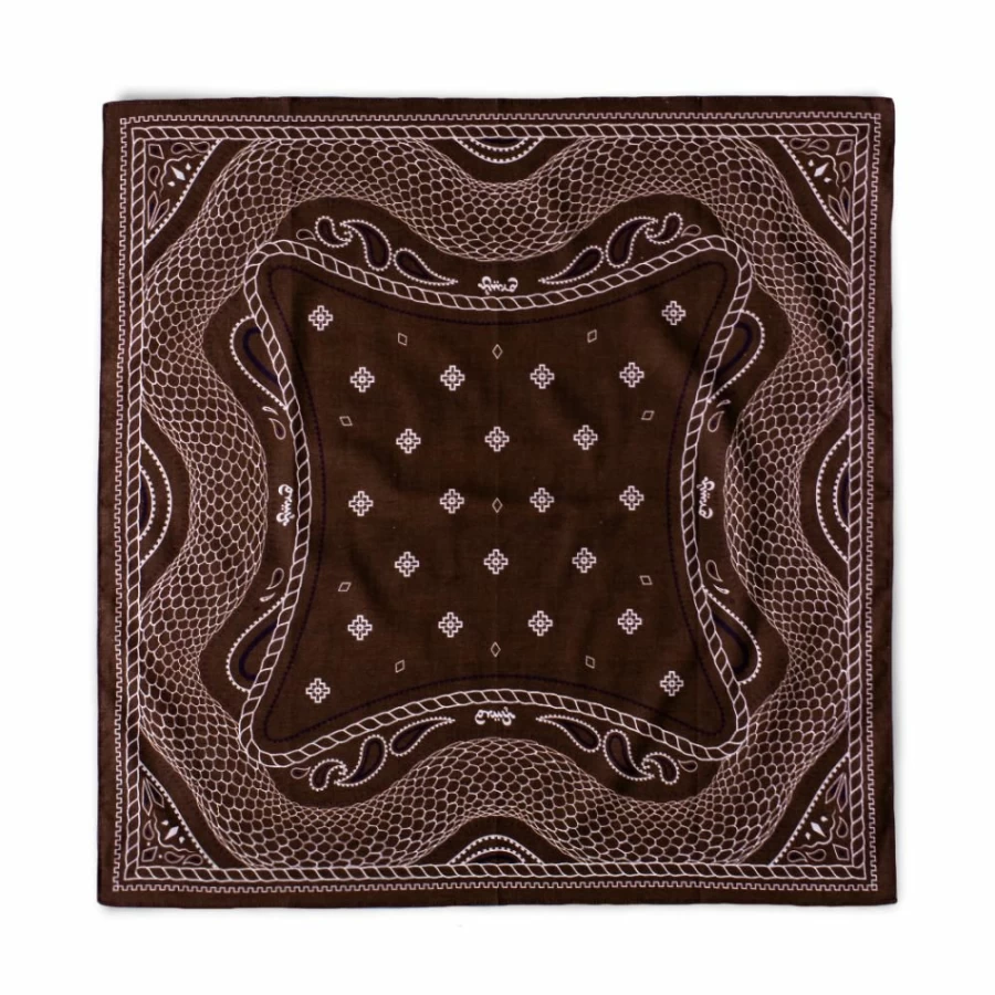 Grimey "Hope Unseen" Brown Bandana - Stylish Summer 2021 Fashion Accessory