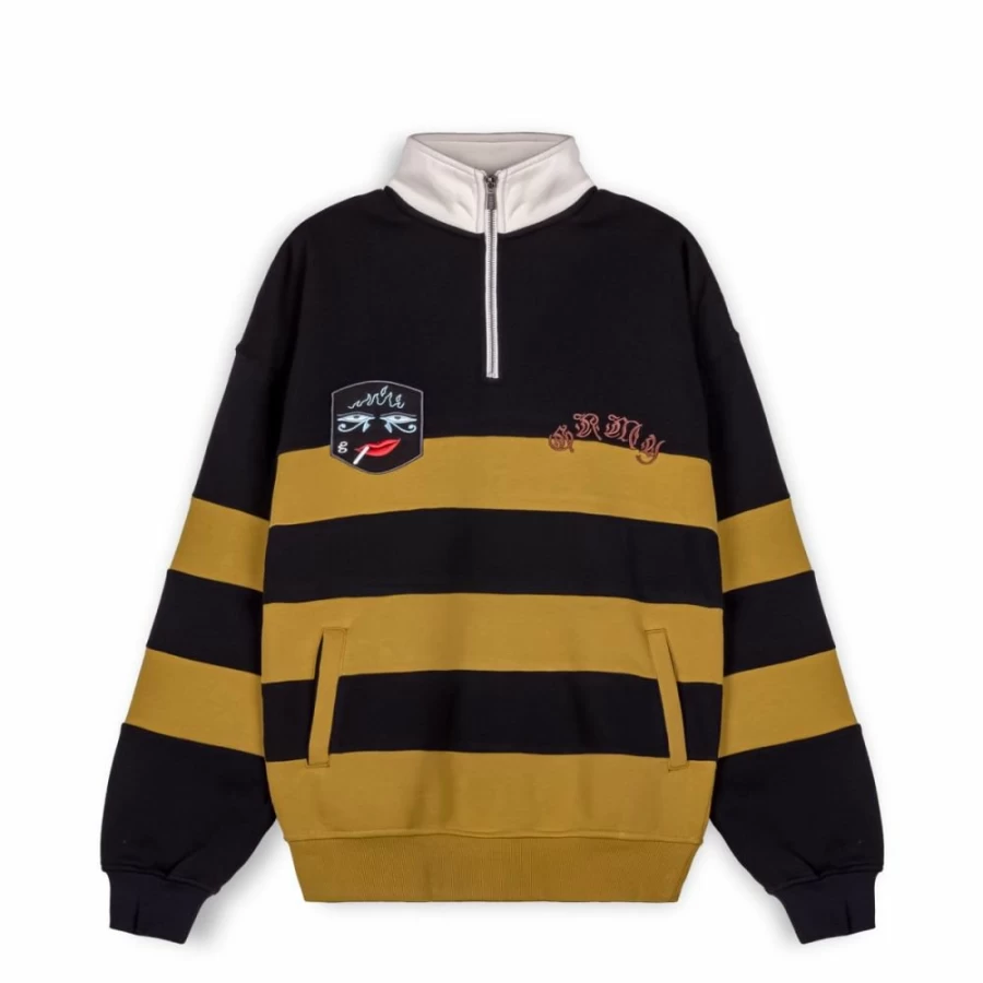 Grimey Fire Route High Neck Sweatshirt - Black - Spring 2023 Collection