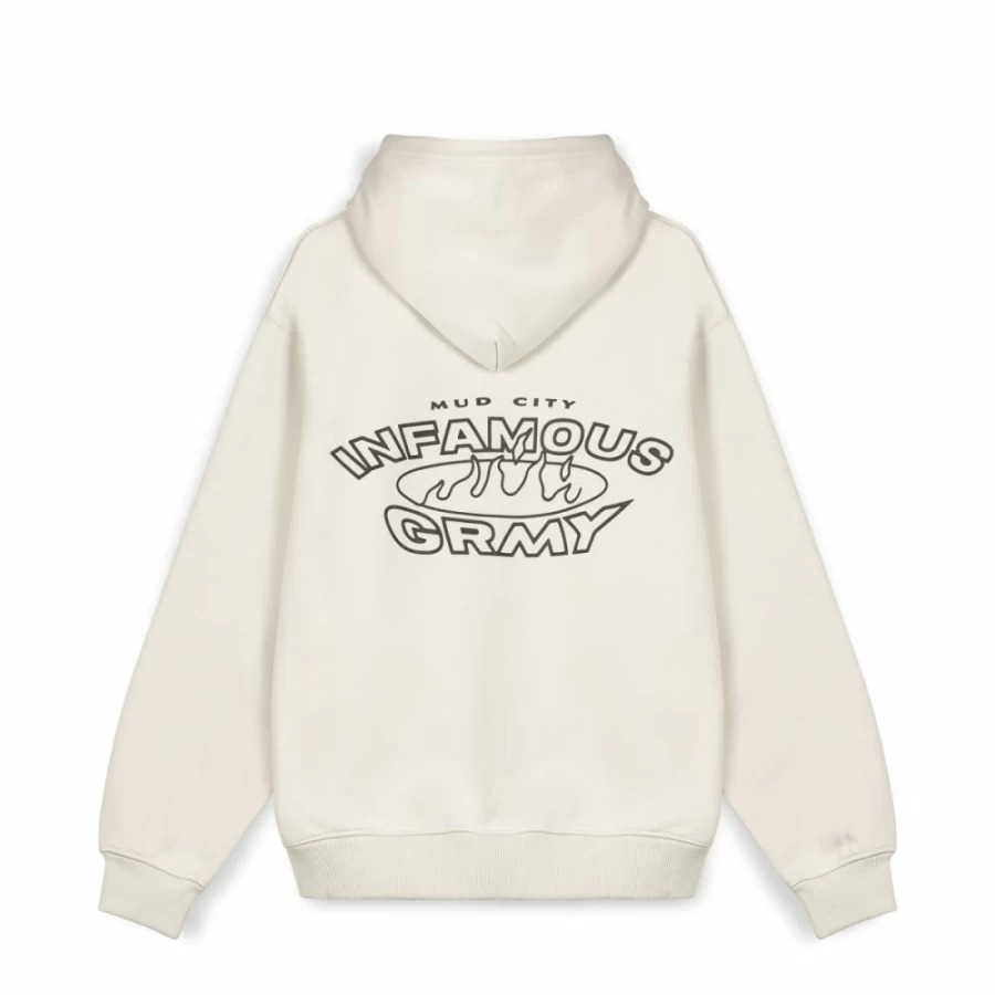 Grimey Madrid The Connoisseur Heavyweight Hoodie - White - Fall Winter 2023 Collection
