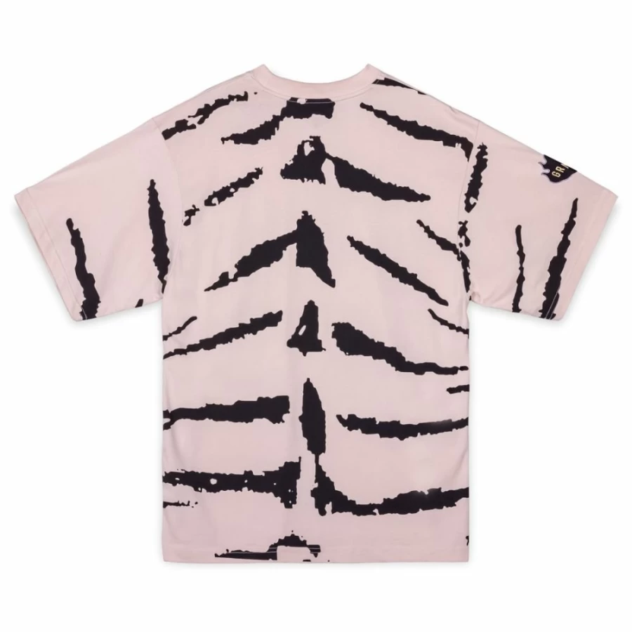 Grimey Cloven Tongues Oversized Print T-Shirt - Cream Summer 2023 Fashion Trendy Streetwear Tee