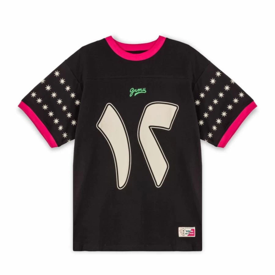 Grimey Oversized Heavyweight T-Shirt - Black Cotton Streetwear Tee - FW23 Collection