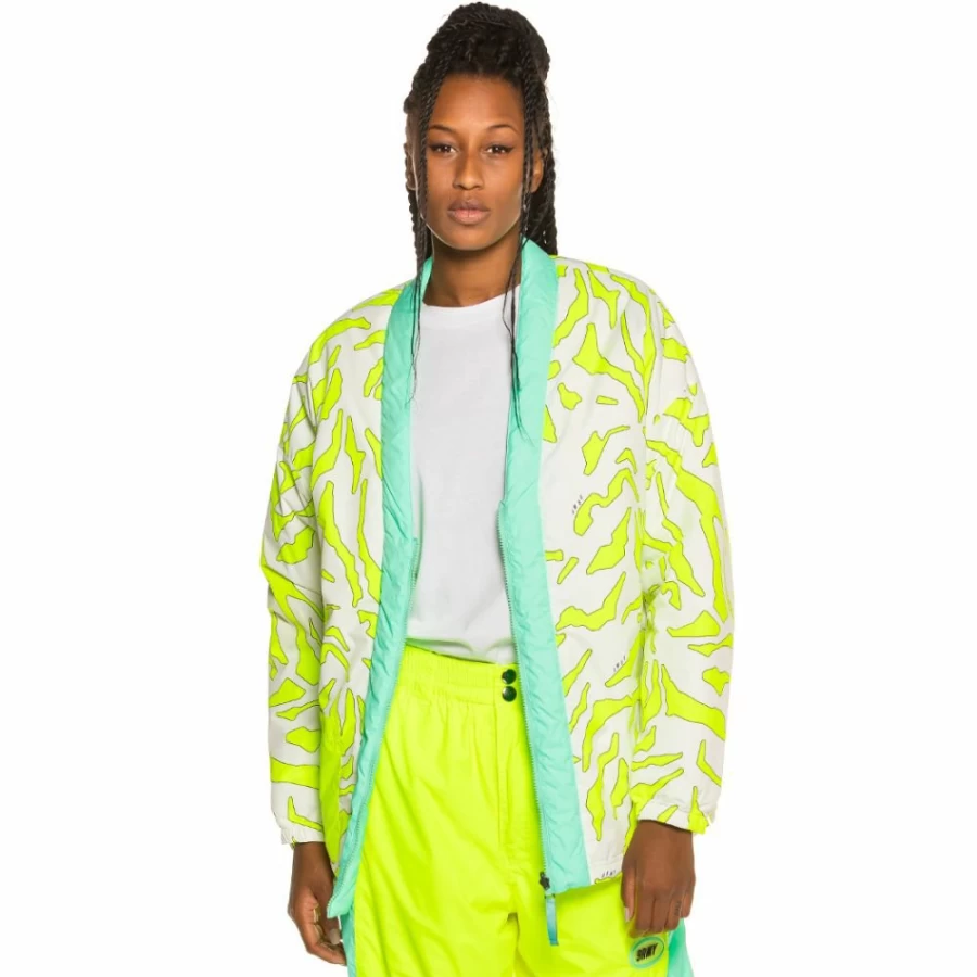 Grimey Fluor Yellow Mysterious Vibes Kimono Coat FW19 Streetwear