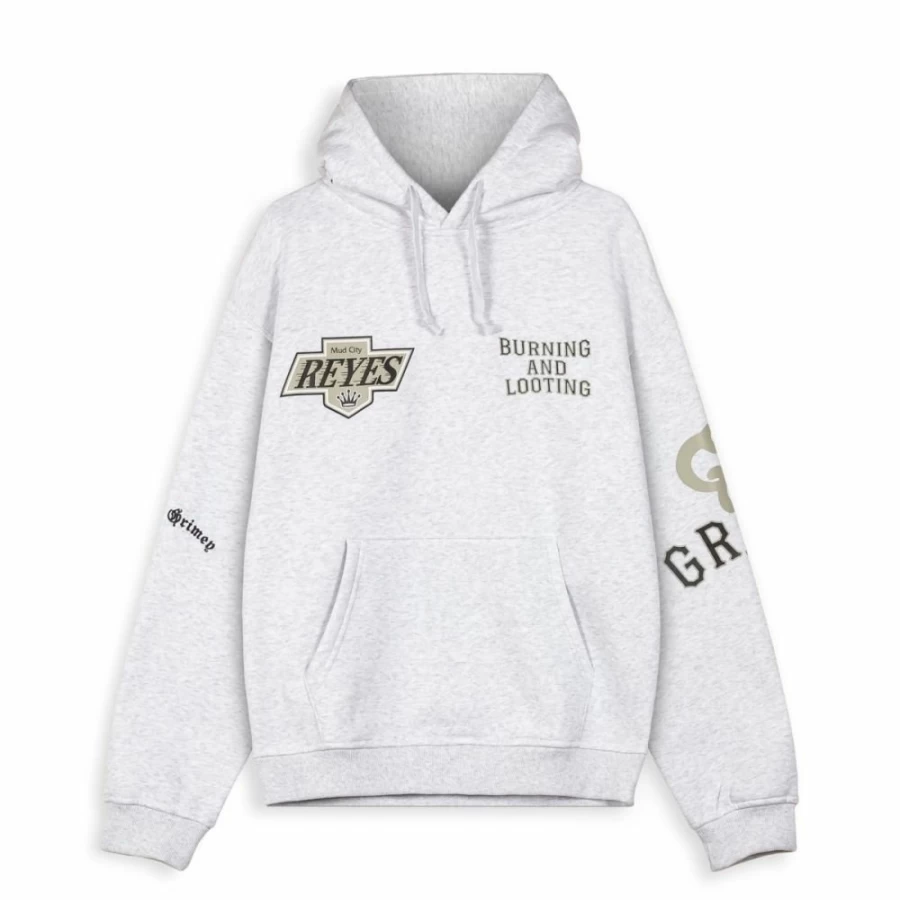 Grimey Vintage Panic Sudadera Hoodie - Sport Grey - SS24 Collection