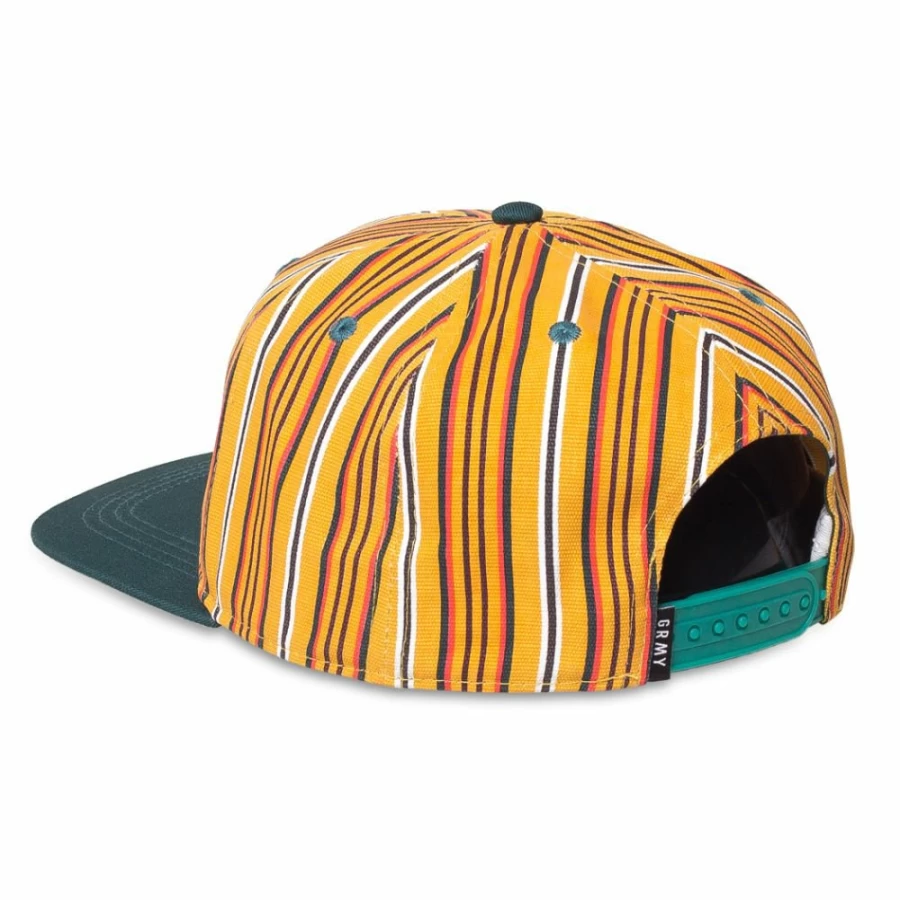 Grimey Wild Child Green Snapback Cap - Stylish Adjustable Hat for Men & Women