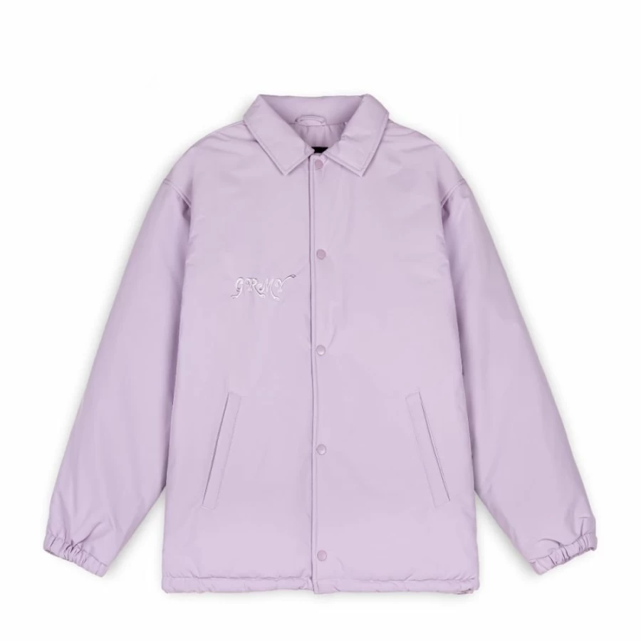 Grimey Westbound Heavyweight Coach Jacket in Lavender - Fall 2022 Outerwear