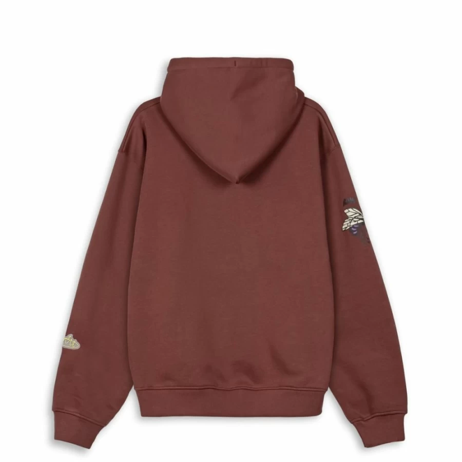 Grimey Vintage Bloodsucker Brown Sweatshirt - SS24 Retro Streetwear Hoodie