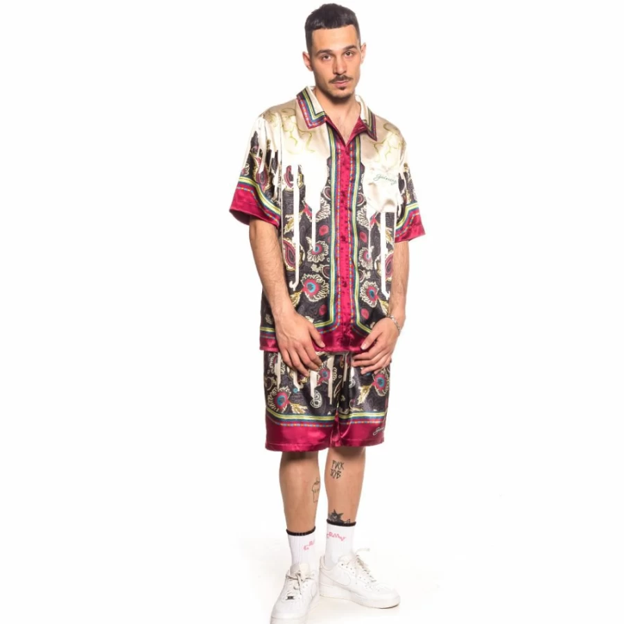 Grimey "Hope Unseen" White Button Up Shirt for Men - Summer 2021 Collection