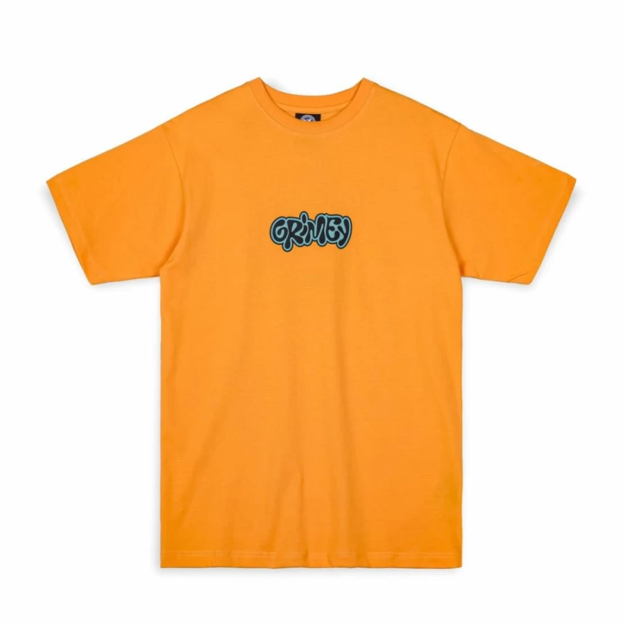 Grimey The Brute Force Regular Orange T-Shirt - Summer 2023 Collection - Casual Streetwear Tee