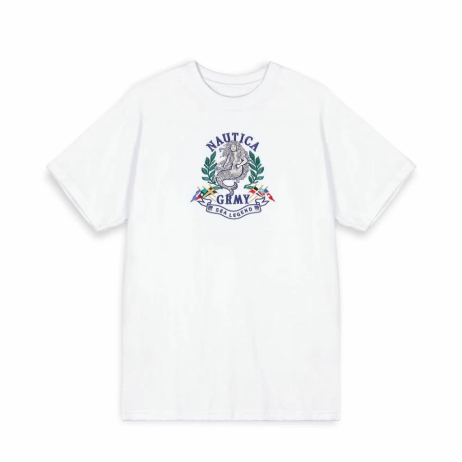 Grimey The Sea Legend Nautica T-Shirt - White - SS24 Collection - Grimey Brand Apparel
