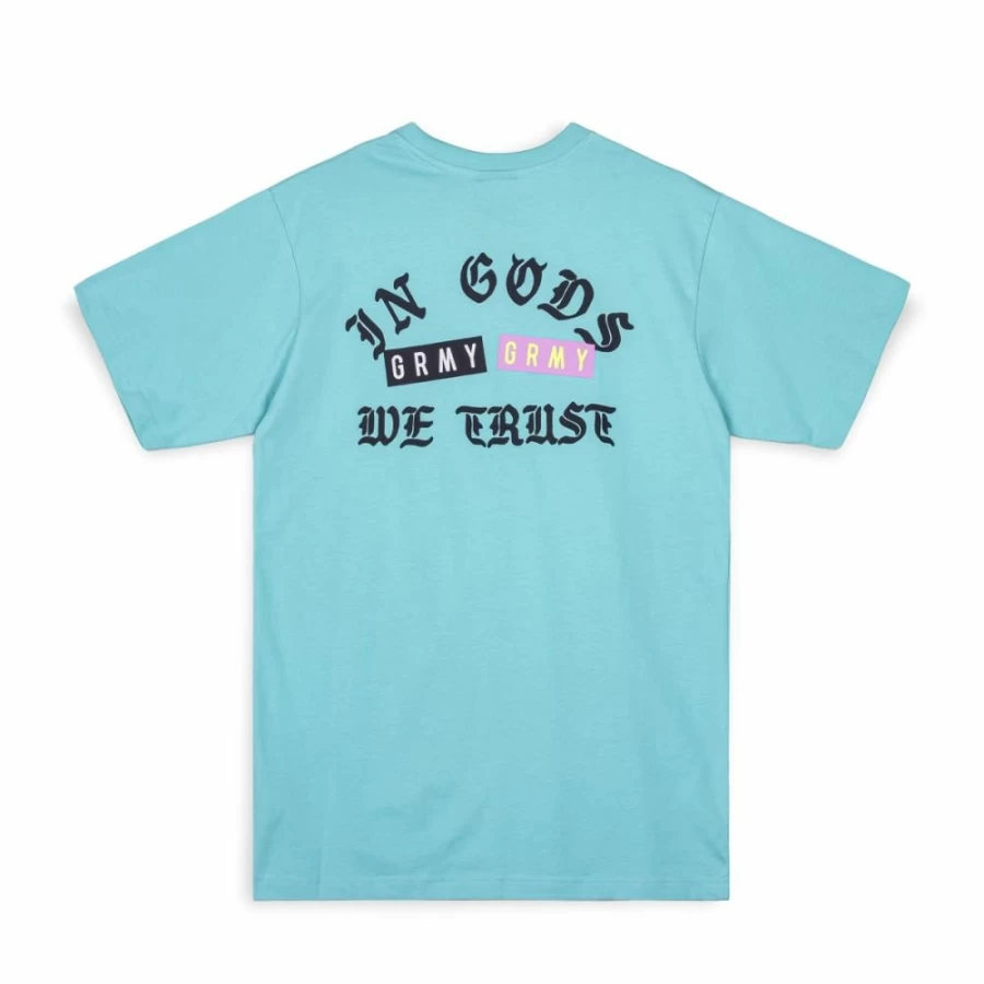 Grimey The Nihilism Regular Blue T-Shirt - Summer 2023 Collection - Casual Cotton Tee