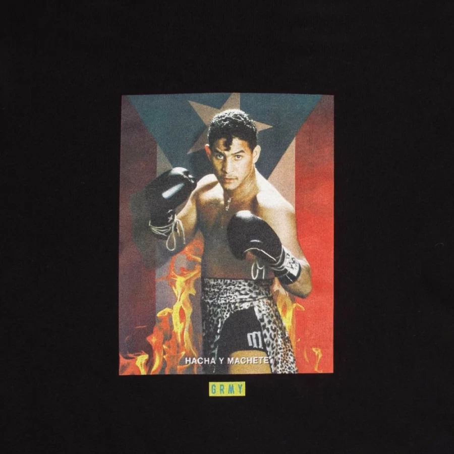 Grimey "Hacha Y Machete" Black Graphic T-Shirt - Summer 2022 Collection