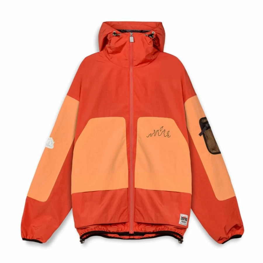 Grimey Back At You Red Jacket - FW23 Streetwear Coat - Grimey Brand Hooded Outerwear