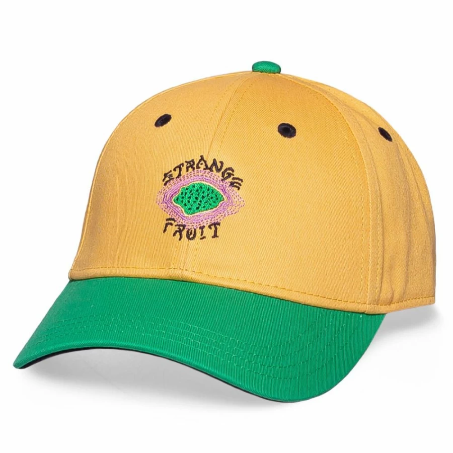 Grimey Strange Fruit Yellow Curved Visor Cap - Spring 2021 Collection